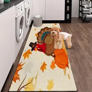 40*120cm Rooster Factory Wholesale Durable And Elastic Antifouling Rubber Kitchen Floor Mat