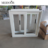 Ventana Corredera de Vidrio Triple Doble de Diseño Moderno Personalizada para Balcón o Villa, Ventana Corredera de Aluminio de Alta Eficiencia Energética