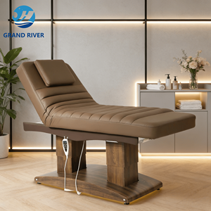Cama Eléctrica de Belleza para Salón, con 4 Motores, Curva, para Extensión de Pestañas, <span class=keywords><strong>Masajes</strong></span>, Spa Facial - Product Image 1