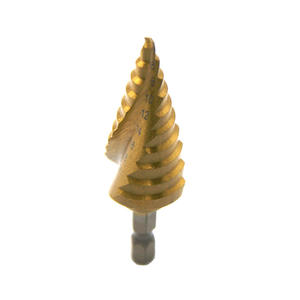 Broca escalonada Mr Drill con revestimiento de titanio, broca espiral de vástago hexagonal de 4-22 mm para perforación de metal, longitud total de 76 mm - Product Image 3