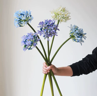 Fleurs d'amarilles en soie gaufrées réalistes, style moderne, haute qualité, écologiques, pour mariage et décoration intérieure, vente en gros