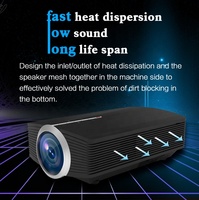 Projecteur LED YG500, Lumens, Mini Projecteur Vidéo, Full HD 1080P, HD-MI, USB, Projecteur Home Cinéma Très Vendu, YG500