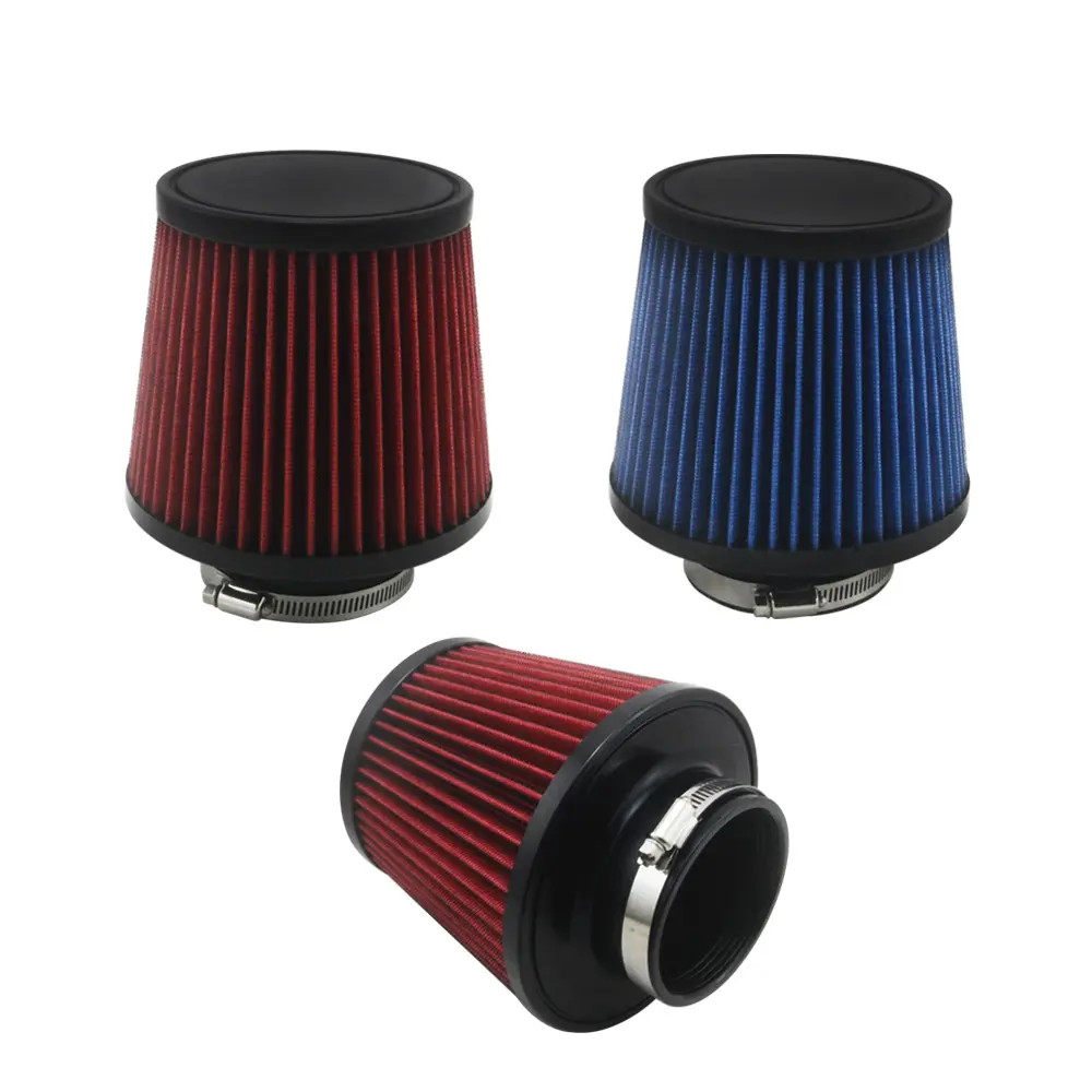 Universal Performance Air Filter 3 Inch 3" 76MM Cold Air Intake Cone Filter Universal Performance high flow filter