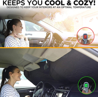 Pare-soleil de voiture, Protection UV, fenêtre pliante, pare-soleil, bloc de pare-brise, couverture, accessoires automobiles