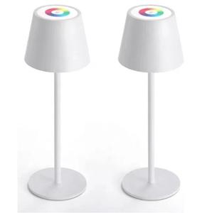 โคมไฟโปรเจคเตอร์พระอาทิตย์ตกแบบ USB รุ่นใหม่ 16 สี RGB LED ควบคุมด้วยระบบสัมผัส แบตเตอรี่ 5200mAh โคมไฟตั้งพื้นสีน้ำเงินแดง สำหรับบ้าน คาเฟ่ ห้องนอน กลางคืน - Product Image 1