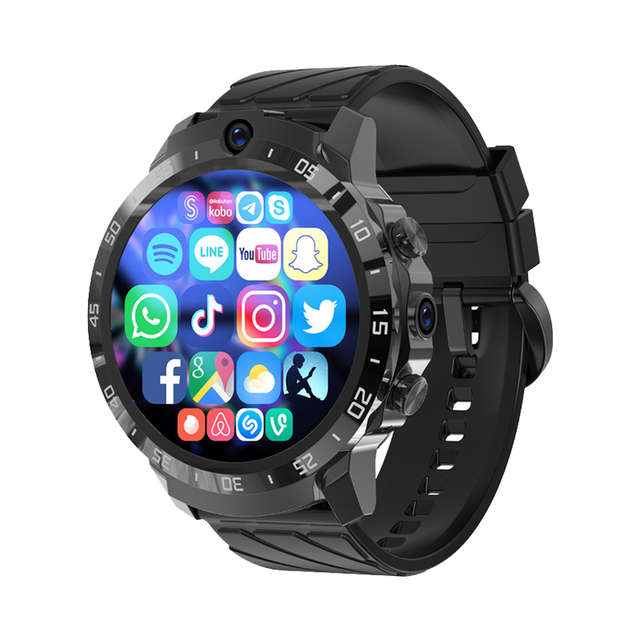 Factory Supply Mt27 4g Smart Watch Touch Control Big Memory  Large Battery Life Wifi Gps 1.6inch Amoled Screen Smartwatch
