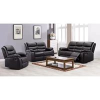 Canapé Frank Furniture au design moderne, personnalisable, inclinable manuellement, en tissu premium, avec base à bascule et fonctions convertibles pliables