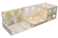 Parc d'attractions intérieur de couleur claire Kids Indoor Magic où chaque moment compte Indoor Playtopia Fun That Never Stop