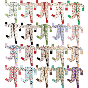Pijamas de Bambú Whatnot Listos para Enviar, Cajas Misteriosas de Bambú, Pijamas para Niños Pequeños, Personajes de Bambú, Pijama <span class=keywords><strong>con</strong></span> Cierre para Bebés - Product Image 4