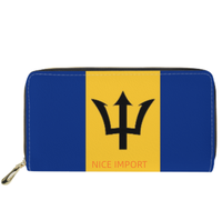 Dompet Bendera Antigua Dompet Panjang Kulit Dengan Kapasitas Besar Dompet Kulit Cocok untuk Wanita Perjalanan Penggunaan Sehari-hari