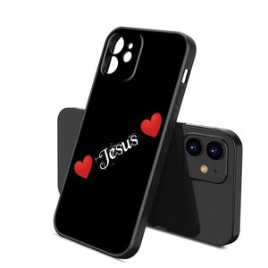 Étui de téléphone antichoc en TPU PC avec peinture UV par sublimation, motif croix et verset biblique de Jésus-<span class=keywords><strong>Christ</strong></span> pour iPhone 11, 17 Pro Max - Product Image 4