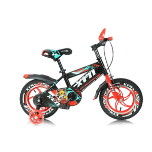 <span class=keywords><strong>Vélo</strong></span> de montagne pour filles de 16 <span class=keywords><strong>pouces</strong></span> avec cadre en acier, vitesses variables et roues d'apprentissage pour enfants - Product Image 2