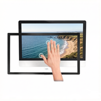 Nouvel écran tactile infrarouge 32 pouces 1920x1080, multi-touch, USB sans pilote, machine publicitaire tout-en-un pour l'enseignement, écran modulable