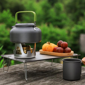 Mini Estufa de Alcohol Portátil para Acampar al Aire Libre, Equipo de Cocina para Hervir Agua, Compacto y Ligero - Product Image 2