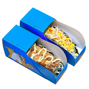 Caja de Embalaje para Llevar de Cartón para Alimentos, Biodegradable, Ecológica, Desechable, Reciclable, con Logotipo Personalizado, para Sushi, Tacos, Galletas - Product Image 3