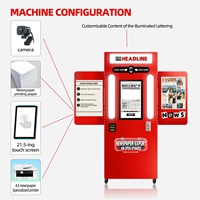 Mesin Printer Foto Booth Koran dengan Perangkat Lunak, Logo, dan Casing yang Dapat Dikustomisasi Warna untuk Layanan Komersial