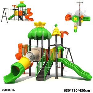 Toboggan modulaire en plastique de couleur personnalisée OEM pour le développement de parcs à thème et les installations de centres de loisirs commerciaux - Product Image 3