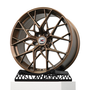Jantes de voiture en aluminium bronze à rayons creux de 17, 18, 19, 20 pouces, fabriquées par Flow Forming, pour BMW, <span class=keywords><strong>Audi</strong></span> <span class=keywords><strong>RS</strong></span>, Tesla Model Y - Product Image 1