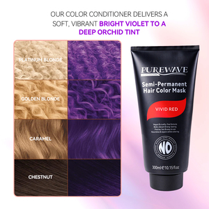 PW PPD Free Professional Salon <strong>Hair</strong> Color <strong>Dye</strong> Cream Wholesale Organic Natural Ammonia Free <strong>Semi</strong> <strong>Permanent</strong> <strong>Red</strong> <strong>Hair</strong> Color <strong>Dye</strong> - Product Image 4