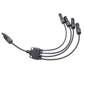 4 à 1 connecteur de branche en Y solaire avec câble solaire de 4 mm2 <span class=keywords><strong>MMMF</strong></span> /FFFM TUV approuvé pour le système solaire Pv longueur de câble du panneau solaire - Product Image 2