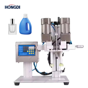 Máquina Tapadora de Botellas Redondas Semiautomática Eléctrica para Botellas de Plástico, Aplicaciones de Bebidas y Químicos, 1600 Botellas/Hora - Product Image 2