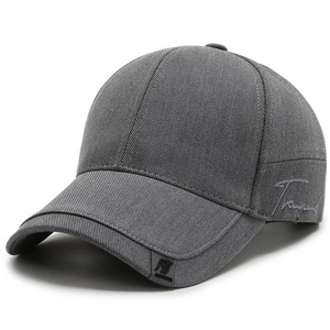 Custom Latest Design Personalised Brand High-quality Solid <b>Waterproof</b> Sporty Baseball <b>Cap</b> Unisex Outdoor Cotton Trucker <b>Cap</b> - Product Image 1