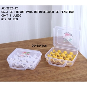 ตู้เย็นพลาสติกสำหรับเก็บไข่-20*15*6ซม.-ห้องครัวองค์กร-ภาชนะทนทาน - Product Image 1