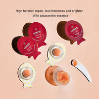 Masque facial à l'astaxanthine en vente chaude pour spa, masque de nuit hydratant raffermissant, masque de nuit à l'œuf, prix d'usine, crème de masque facial pour dormir