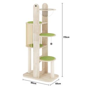 Трехзональная трехмерная вилла для кошек, каркас для скалолазания из массива дерева, небольшая Вертикальная платформа для прыжков - Product Image 2