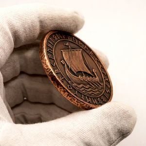 Moneda de Bronce Antigua en Relieve 3D de <span class=keywords><strong>Isaac</strong></span> Newton, Filósofo Natural, para Coleccionistas de Historia, con Inscripción en el Borde - Product Image 3