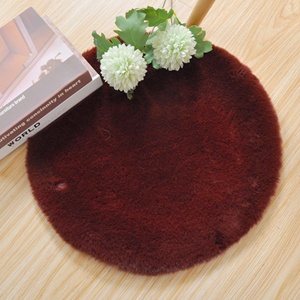 Tappeti di fabbrica di alta qualità decorazioni <span class=keywords><strong>per</strong></span> la casa all'ingrosso <span class=keywords><strong>tappeto</strong></span> e tappeti rotondi in pelliccia di coniglio finto <span class=keywords><strong>per</strong></span> soggiorno - Product Image 4