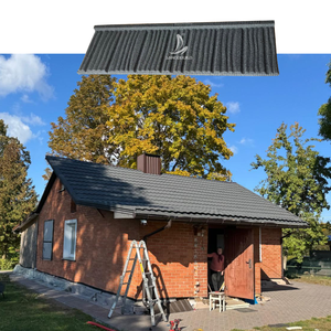 Tuiles de toiture en pierre enduite durables et longue durée de vie avec garantie de 50 ans, finition sinterisée pour complexes hôteliers et hôtels - Product Image 5
