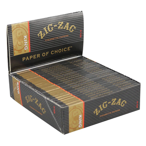 Zig Zag Classic Ash Paper 110x44mm S-King Size, suitable for cigar rollrs and tobacco <b>rolling</b> papers. - Product Image 1