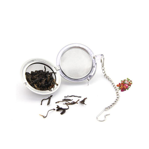 Infuseur à thé en acier inoxydable 304, boule à thé en maille de 45 mm avec chaîne, filtre à thé, accessoires pour café - Product Image 3