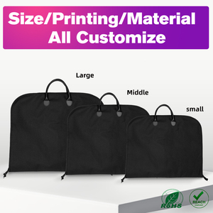 ชุดผ้าไนลอนใยสังเคราะห์กันฝุ่นสีบริสุทธิ์สำหรับเดินทางพับเก็บได้และนำกลับมาใช้ใหม่ได้หรูหราออกแบบได้เอง - Product Image 3