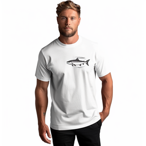 <span class=keywords><strong>เสื้อ</strong></span>ยืดแขนสั้น<span class=keywords><strong>ลาย</strong></span><span class=keywords><strong>ปลา</strong></span>โพลีเอสเตอร์ UPF 50 + UV สำหรับกันแดดกำหนดเอง100% - Product Image 6