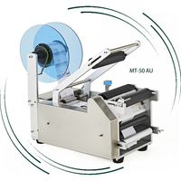 Yk Vervor Youlian Sammi MT-50 Étiqueteuse Semi-Automatique Mini pour Bouteilles Rondes pour Boîtes
