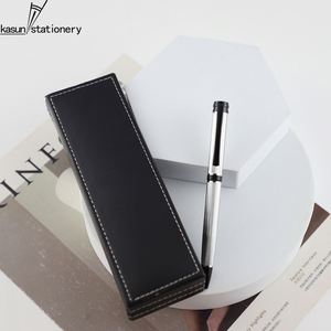 Stylos à bille en métal personnalisés en gros avec logo, stylo publicitaire promotionnel, encre noire 1,0 mm, pour cadeaux d'entreprise et usage de bureau - Product Image 6