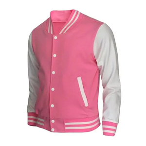 Veste universitaire de haute qualité avec col, poignets et ourlet côtelés – Vêtement d'extérieur premium pour les marchés de la mode et des loisirs sportifs - Product Image 1