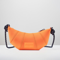Sac fourre-tout compact en néoprène imperméable personnalisé, sac à bandoulière élégant pour femme, petit sac à bandoulière avec fermeture à glissière