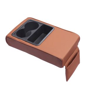 Funda de Cuero MESOROCK para Reposabrazos de Coche, Soporte Universal para Teléfono Móvil para Portavasos, Accesorios Interiores para Coche - Product Image 4