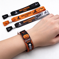 Bracelets d'identification jetables en polyester avec logo personnalisé OEM, sublimation, verrouillage de sécurité, pour événements, festivals, concerts, fêtes