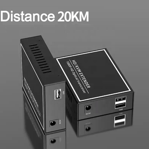 H D M IOptical KVM con tastiera Mouse USB Audio Video HD risoluzione 1080P fibra ottica Extender HD a fibra ottica convertitore - Product Image 3