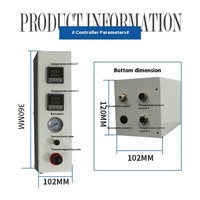 Distributeur automatique de colle thermofusible 300CC avec tête chauffante Dispositif à température constante et pompe Tension 220V