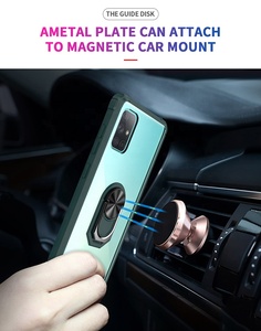Nouvelle Tendance Claire PC <span class=keywords><strong>Support</strong></span> de Bague Magnétique <span class=keywords><strong>Support</strong></span> De <span class=keywords><strong>Voiture</strong></span> Pour Téléphone Portable <span class=keywords><strong>Samsung</strong></span> galaxy <span class=keywords><strong>A51</strong></span> - Product Image 4