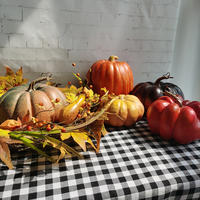Fausse mousse Halloween citrouille maison restaurant Thanksgiving automne décoration citrouille artificielle