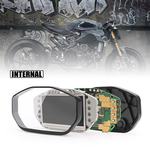 Compteur de vitesse et tachymètre universels TFT LCD pour moto avec température de l'eau pour 1/2/4 cylindres - Product Image 3