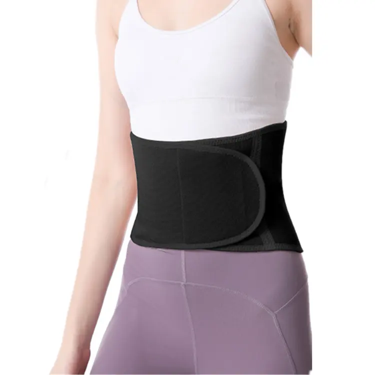 Winter Cozy Stomach Body Wrap Band Back Brace Thicken Thermal Plush Lumbar Support Belt