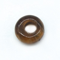 Grand trou 4mm cercle cristal naturel Agate Jade perles bricolage corde main Abacus perles gravé Technique sculpté perles cristal pierre