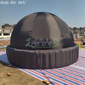 Cúpula inflable de tienda de campaña de 6m de diámetro para exteriores para enseñanza de astronomía escolar y observación de películas, cúpula de planetario inflable publicitaria - Product Image 4